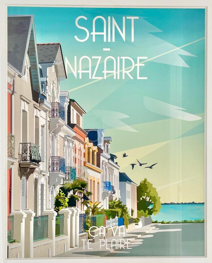 St Nazaire - L'Art Deco - Stationnement Gratuit - Centre Ville - Wifi Fibre Saint-Nazaire (Loire-Atlantique) Exterior foto